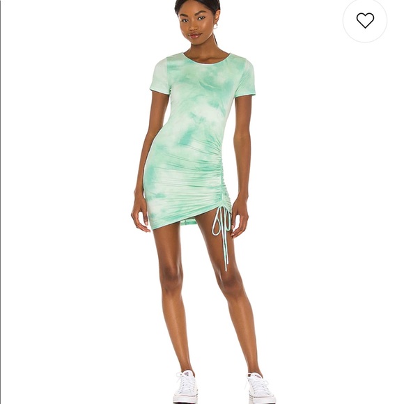 Lovers and friends Elijah Dress in Seafoam Tie Dye - Picture 4 of 13